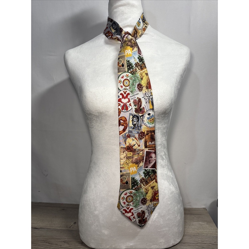 London 400 Cambridge Apparel Pennsylvania Pa Novelty Tie Amish RARE